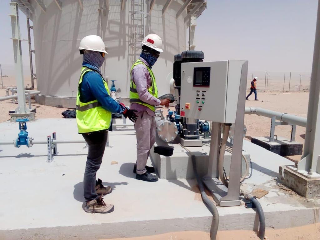 Operational support inside an industrial facility with full safety compliance